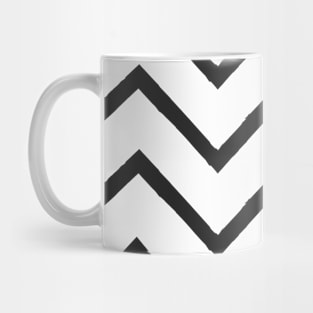 BLACK ZIGZAG PRINT Mug